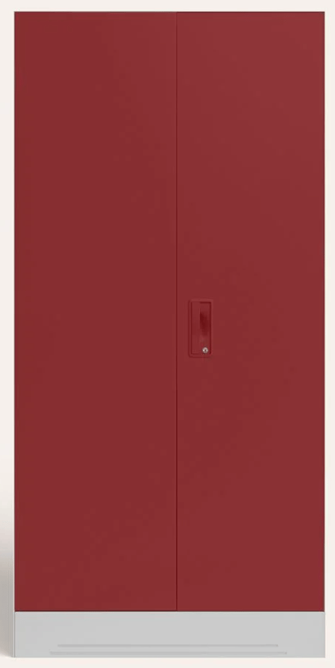 Slimline 2 door Steel Almirah (Semi Gloss Sun Dried Tomato) – Godrej Interio almirah at Mohan Brothers