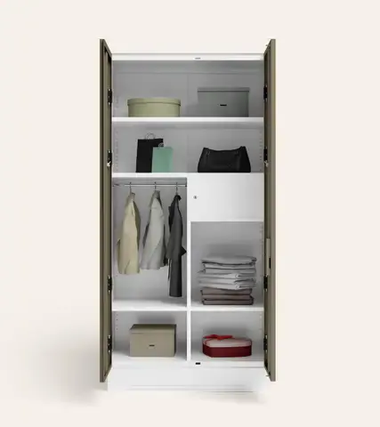 Godrej Slimline XL 2 Door Almirah Tree Bark – Godrej Interio Furniture – View 2