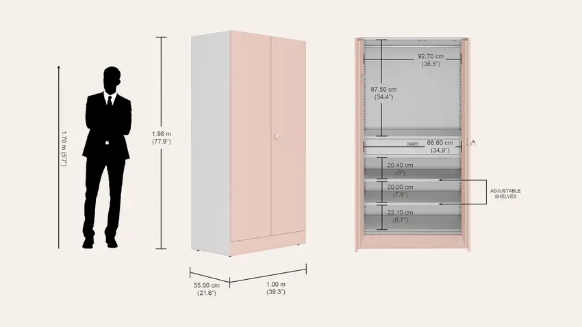 Auraline Men Basic Peach – Godrej Interio Furniture – View 4