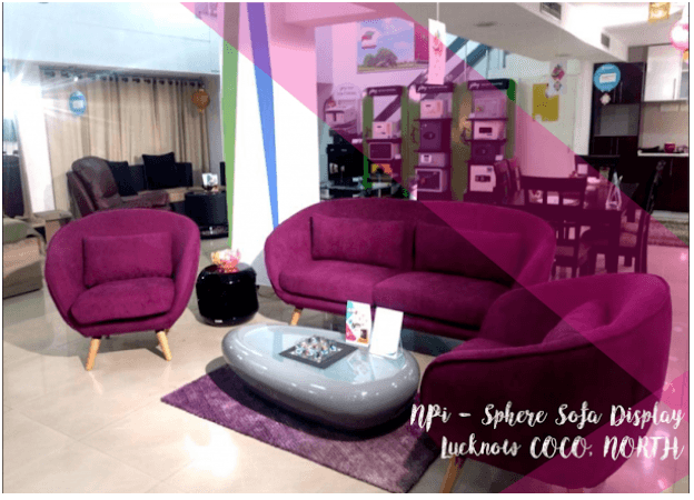 Sphere Sofa Set 3+1+1 Godrej - Godrej Furniture Mohan Brothers