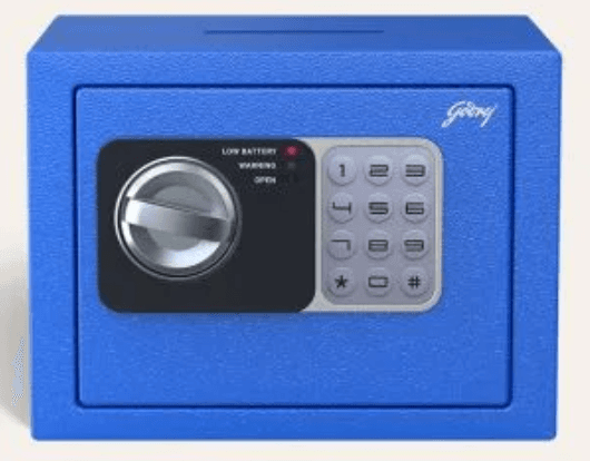 Godrej Dream Box Small Safe -Blue - Godrej Furniture Mohan Brothers